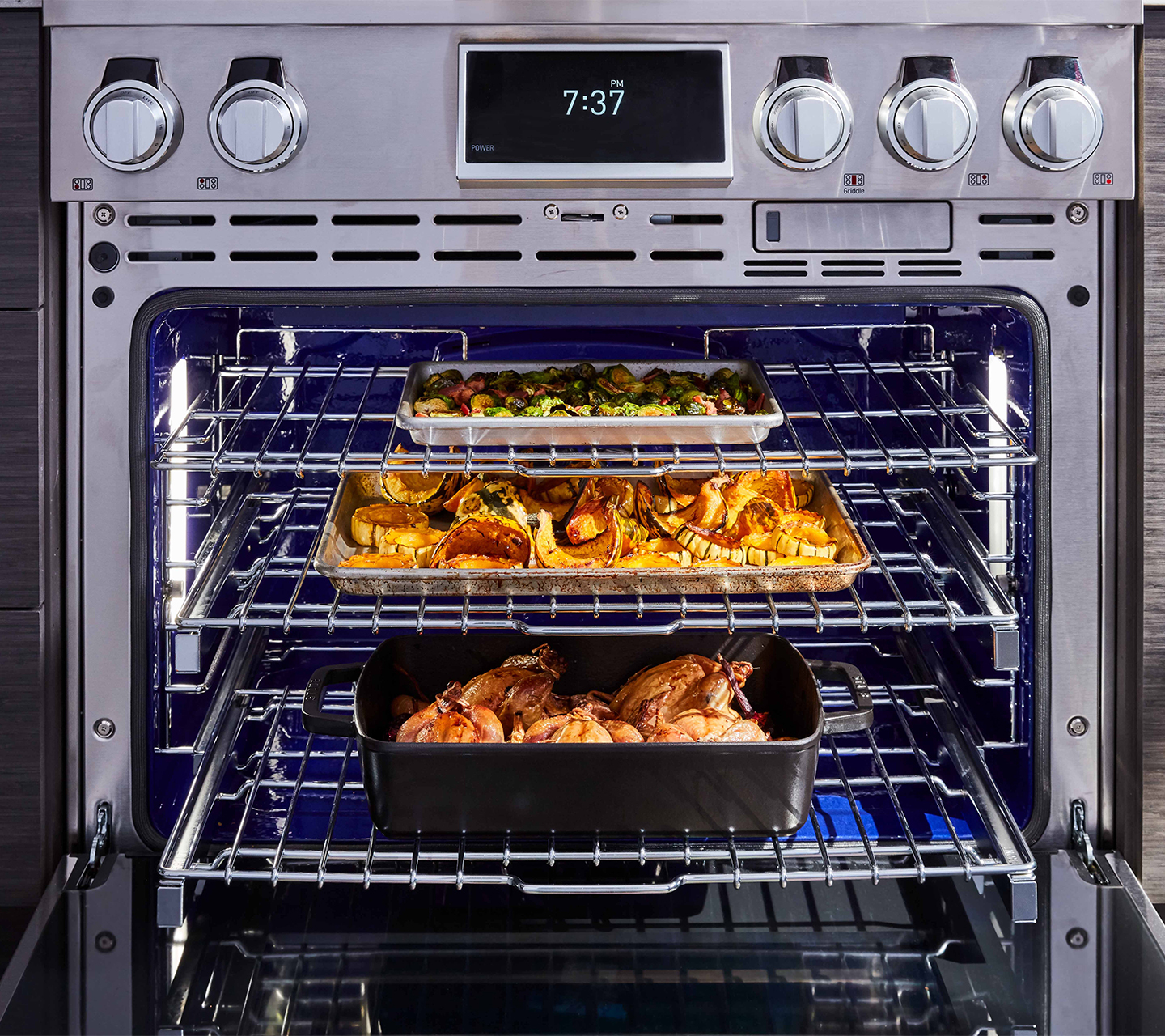 Steam-Assist Convection Oven for 36" Dual Fuel Pro Range