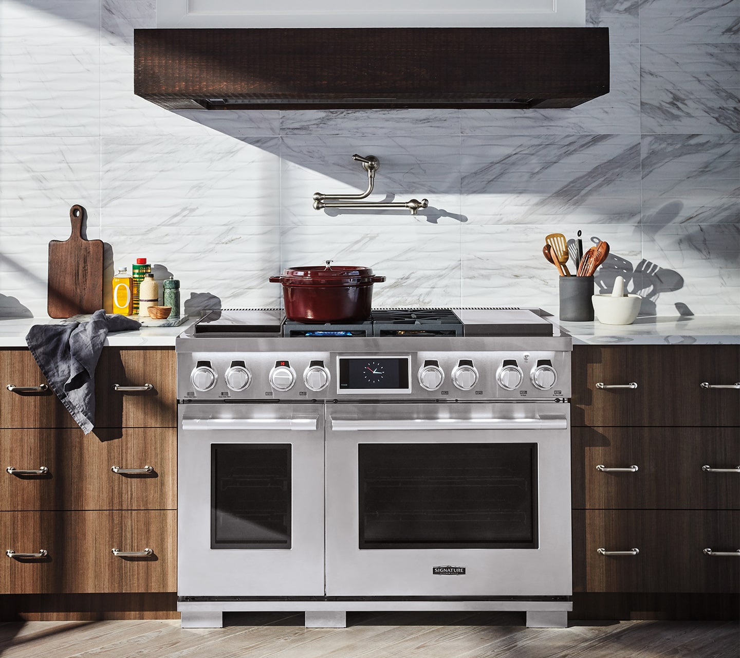 48" Pro Gas Range with sous-vide built-in from Signature Kitchen Suite