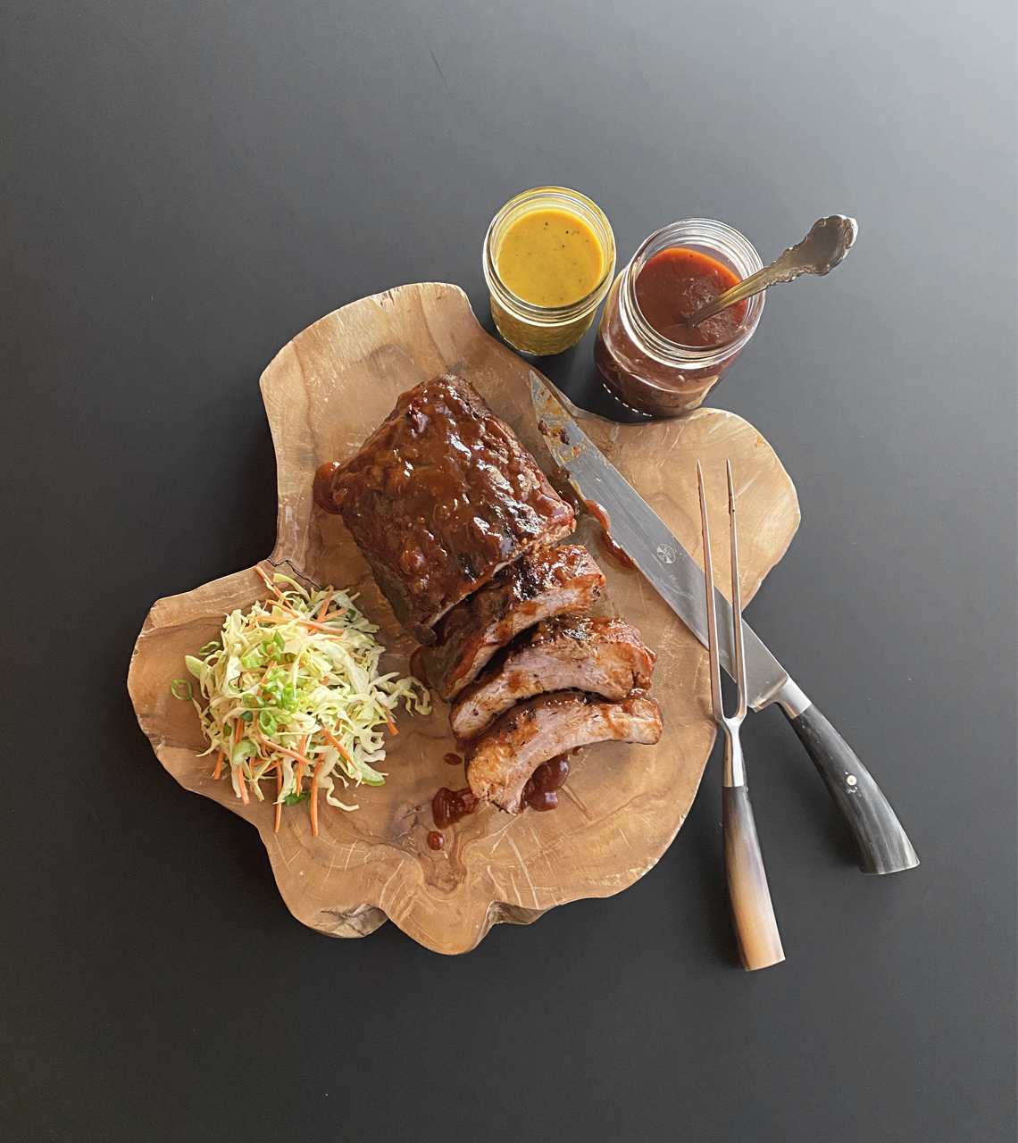 Baby Back Ribs and Picnic Coleslaw | Signature Kitchen Suite