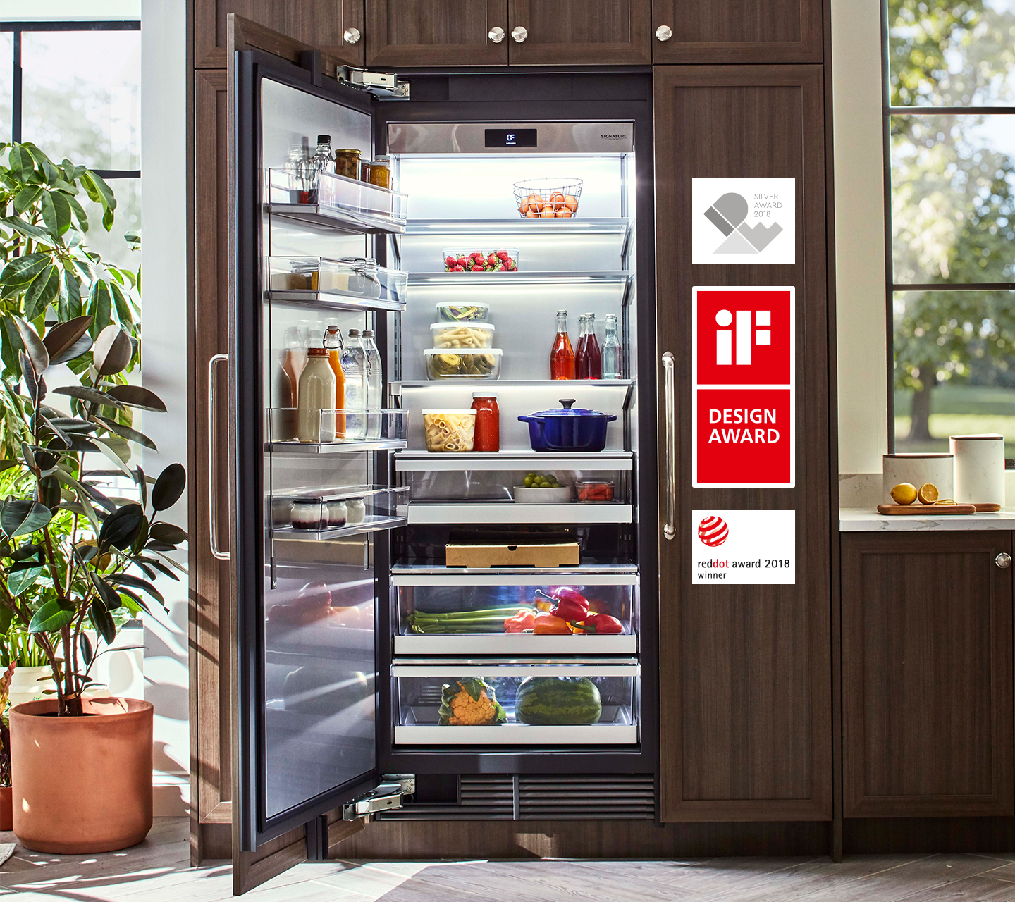 Colonne de réfrigération intégrée primée de 76 cm (30 po) | Signature Kitchen Suite
